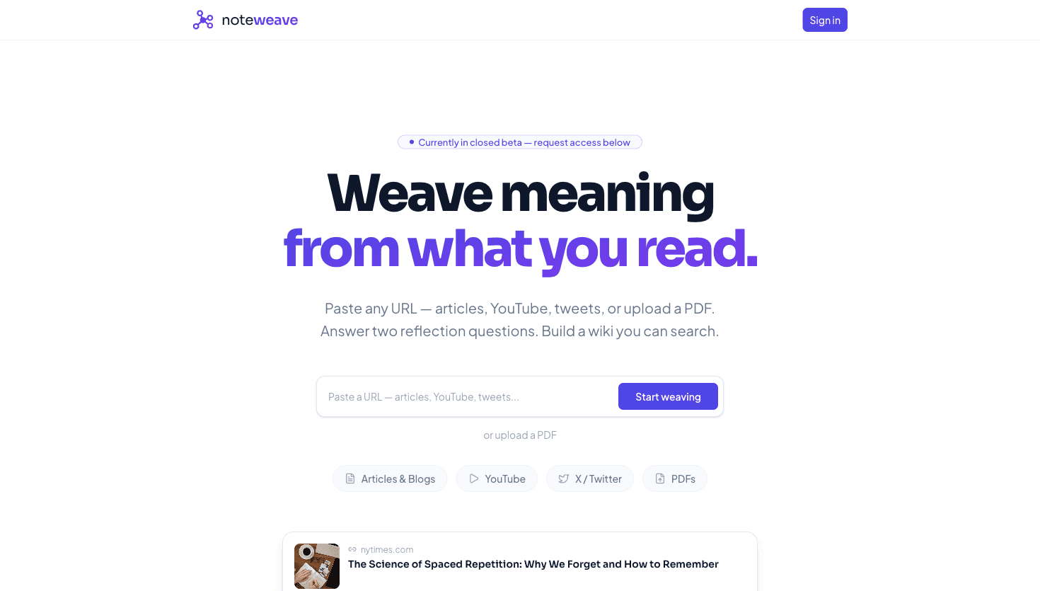 NoteWeave